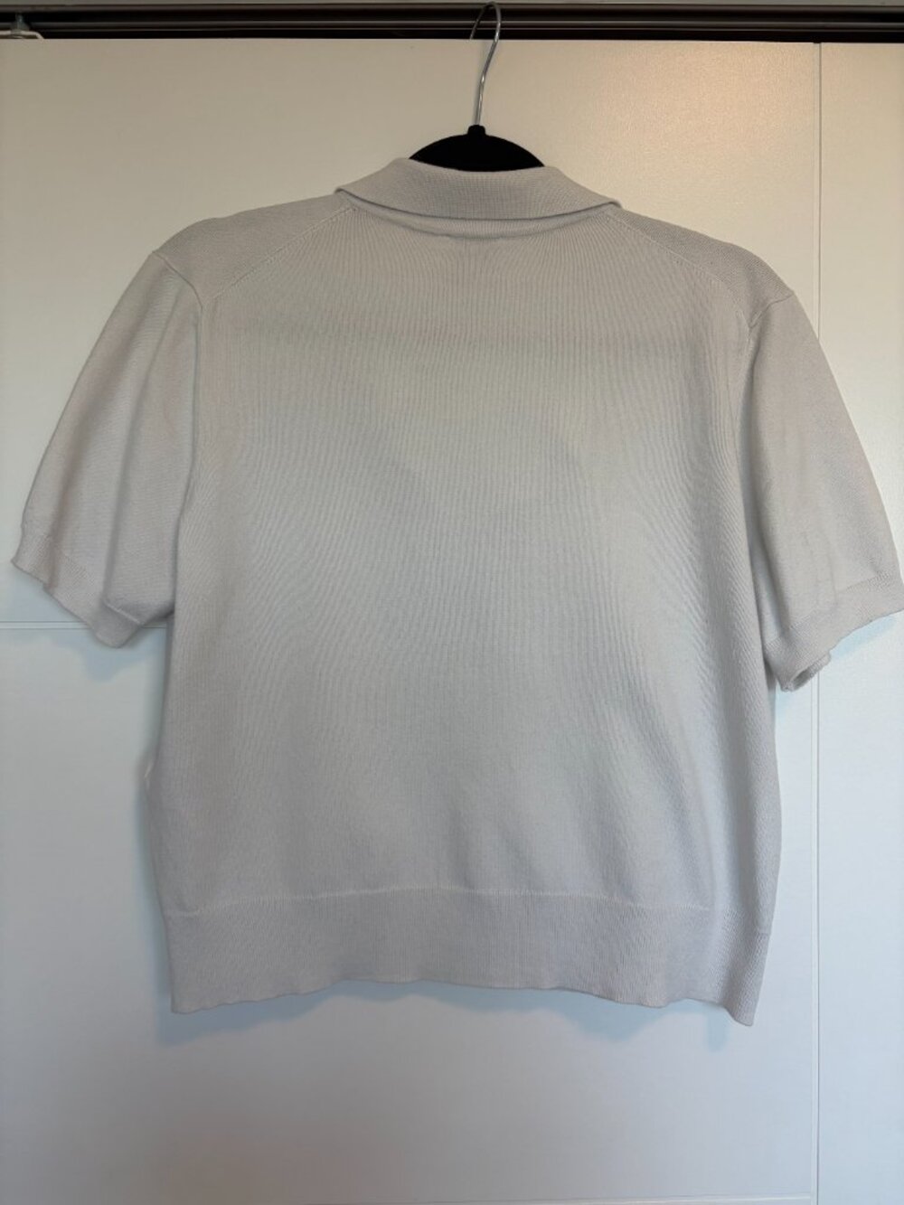 Calvin Klein White Knit Polo - Picture 2 of 8